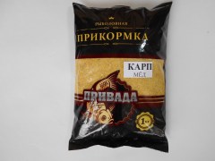 Прикормка ПРИВАДА Эксперт КАРП Мед (желтый), 1кг (уп.12шт)